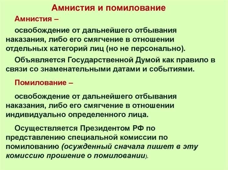 Процесс осуществления помилования кто принимает решение 